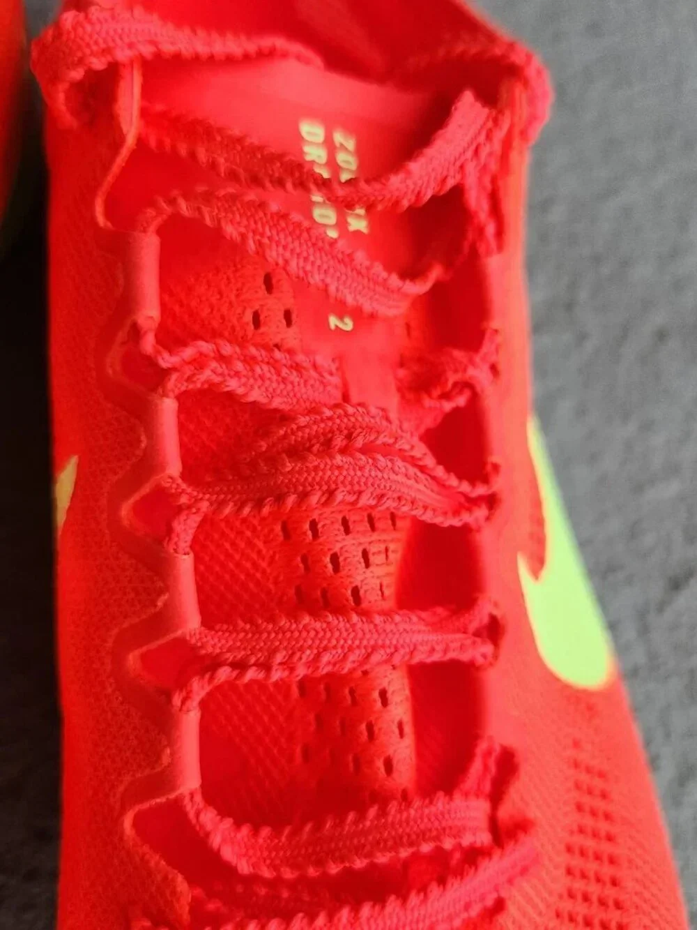 Nike ZoomX Dragonfly 2 Track Bright Crimson FD8413-600 SPIKE BAG Sz 7 US NEW